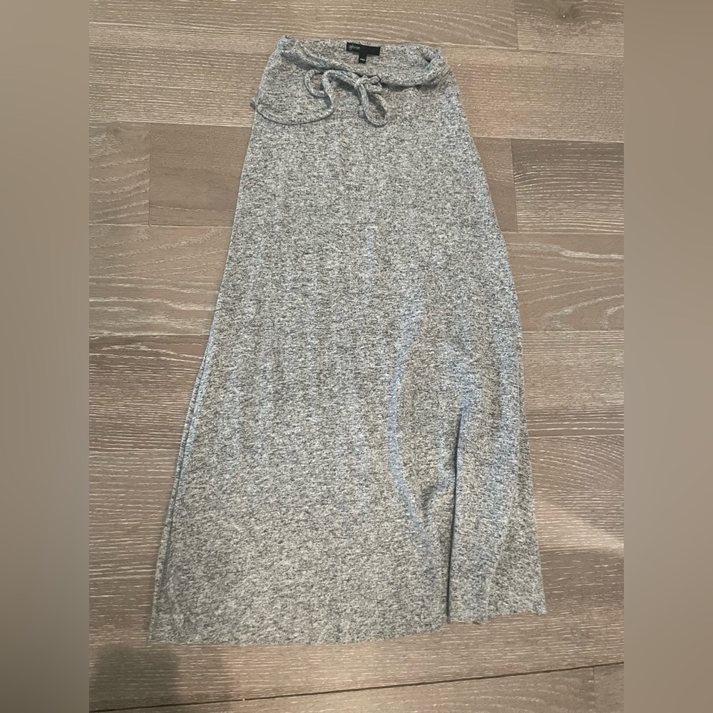 Nordstrom Grey Cotton Skirt